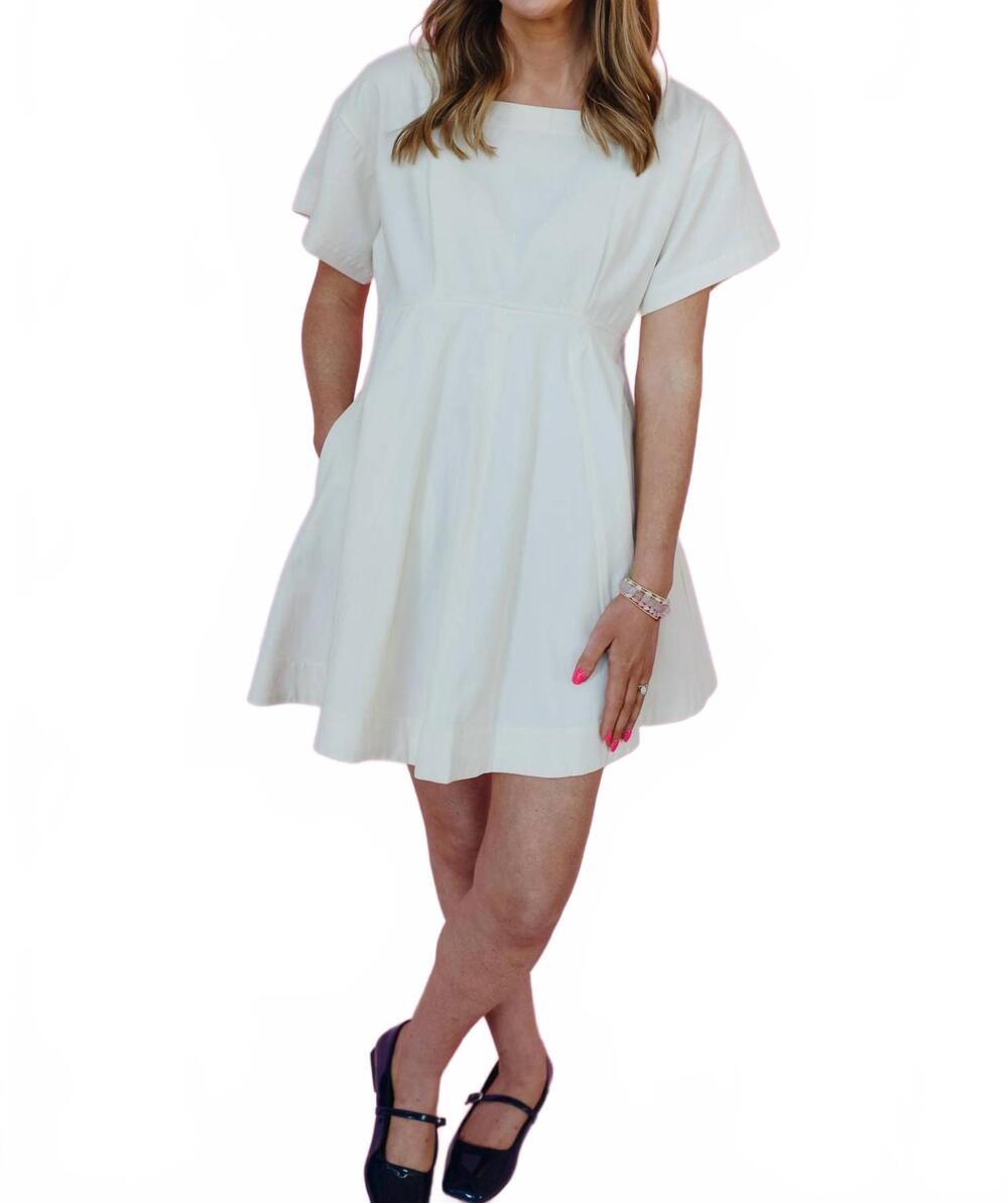 NEW KLESIS women's butter me up dress in white